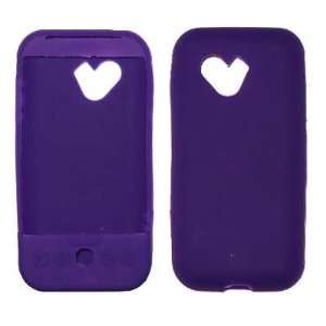 Purple Silicone Gel Skin Cover Case for HTC G1 Google Dream   Non 