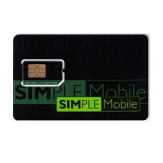 Simple Mobile Sim Card GSM Prepaid Starter Kit NEW NEVER ACTIVATED 