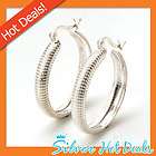 Fashion Hoop 925 Sterling Silver Circle Giant 1.5 Earrings Polish 