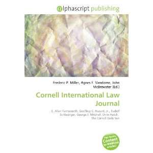  Cornell International Law Journal (9786134096126) Books