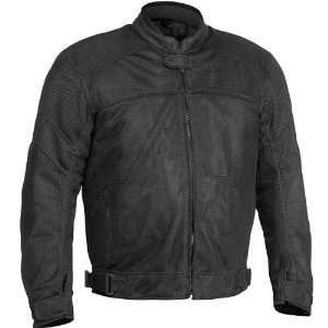  River Road Sedona Mesh Motorcycle Jacket Black 2XL 