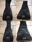 PEUGEOT 407 HDI S SE GEAR GAITER REAL BLACK LEATHER NEW items in TOP 