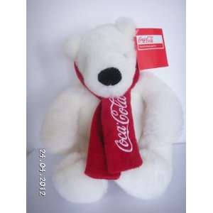  Coca Cola Plush 8 inch Sitting Polar Bear 