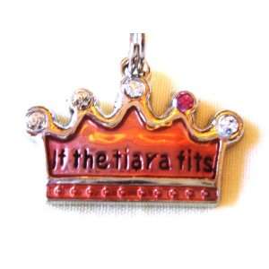  If the Tiara Fits Pet Collar Charm Tag Lines By Ganz 