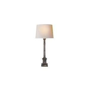 Suzanne Kasler Josephine Table Lamp in Sheffield Silver with Natural 