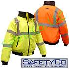 Class III 3 Traffic Safety Insulated Bomber Jacket