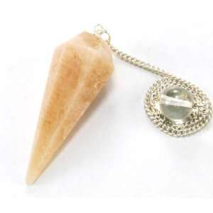  Healing Peach Moonstone Pendulum