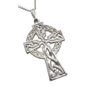   Sided Cross   Extra Large   Made in Ireland (Sterling Silver) Jewelry
