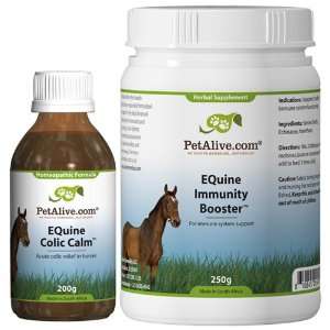  PetAlive EQuine Colic Calm and EQuine Immunity Booster 