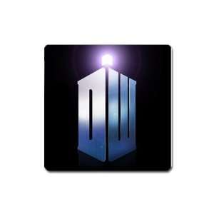  Doctor Who New Logo 3x3 Square Magnet 