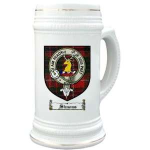  Simons Clan Crest / Clan Badge 22 oz. Stein Mug 