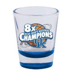   NCAA Mens Basketball National Champions 2oz. 8X Champs Highlight Shot