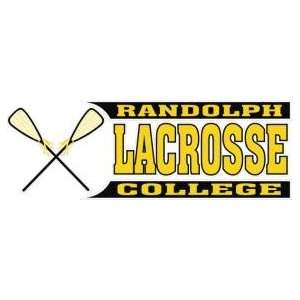  Randolph College Lacrosse Bar Decal Size B 9 X3.3 