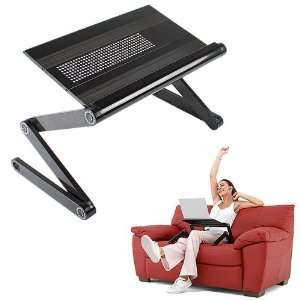  Adjustable Vented Laptop Table Portable Bed Tray Book 