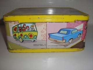   METAL LUNCH BOX   SCOOBY DOO 1973 WITH THERMOS HANNA BARBERA  
