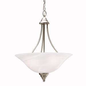 By Kichler Lighting Telford Collection Brushed Nickel Finish Inverted 