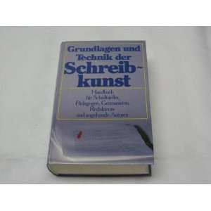   und angehenden Autoren (9783881990998) Hrg. Otto Schumann Books