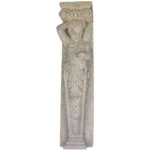   Baby Angel Statue Architecture Pilaster Wall Colum