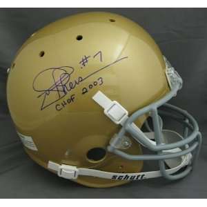 Joe Theismann Autographed Helmet   Notre Dame Full Size   Autographed 