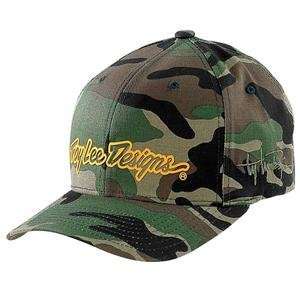  Troy Lee Designs Signature Hat   Large/X Large/Green 