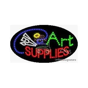  Art Supplies LED Sign 15 inch tall x 27 inch wide x 3.5 