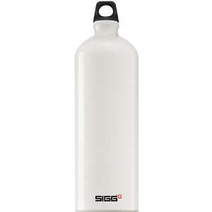  SIGG 1.5 Litre Aluminum Bottle (Traveller White) Sports 