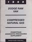1999 Dodge Ram Van Compressed Natural Gas Manual