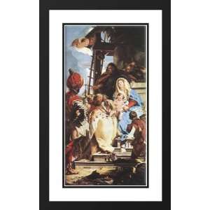 Tiepolo, Giovanni Battista 16x24 Framed and Double Matted Adoration of 