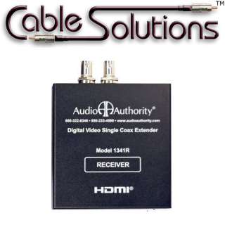 Audio Authority 1341R HDMI over Single Coax Receiver  