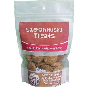 Siberian Husky Dog Treats Organic Peanut Butter Apple