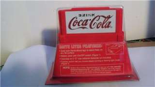 1995 working coca cola neon sign rare & retired dept56  
