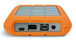 LaCie Rugged All Terrain 500 GB FireWire 800/ FireWire 400/USB 2.0 Portable External Hard Drive 301371