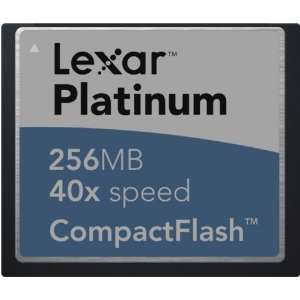    Lexar CF256 40 634 256MB Platinum Compact Flash Electronics