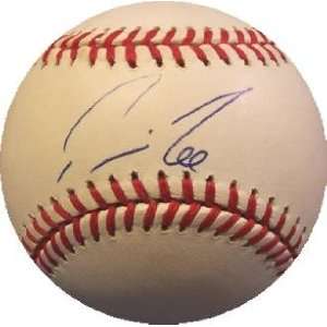  Travis Lee Autographed Baseball