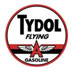 TYDOL GAS ROUND REPRODUCTION COLLECTIBLE METAL SIGN  