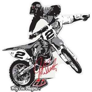 Troy Lee Designs McGrath NacNac Stickers MotoX Motorcycle Graphic Kit 