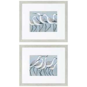  Set of Two Shore Birds Framed Wall Art