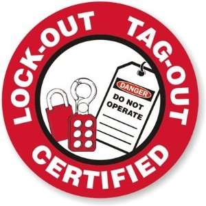  Lock Out Tag Out Certified Vinyl (3M Conformable)   1 