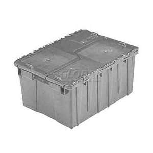 Flipak Attached Lid Container 15 3/16 X 10 7/8 X 9 11/16 Gray  