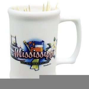  382095   Mississippi Toothpick Holder (toothpicks not 