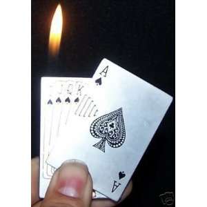   of Spades Royal Flush Card Lighter Casino Las Vagas