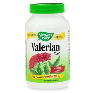  Natures Way Valerian Root 530 mg, Capsules, 180 ea 
