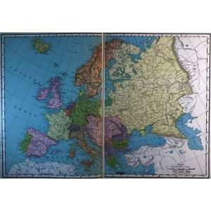  Spofford Map of Europe (1900)