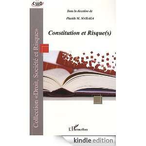 Constitution et risque(s) (Droit, Société et Risque) (French Edition 