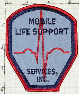 NEW YORK, NEWBURGH, MOBILE LIFE SUPPORT SERVICES PATCH  