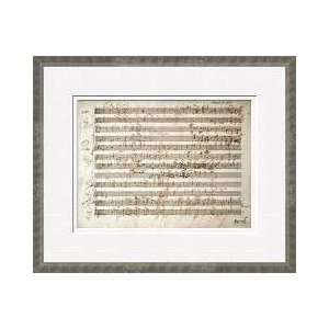  Six Contre Dances Two Oboe And Horn Parts Framed Giclee 