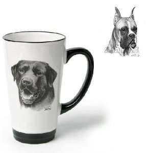  Funnel Cup with Boxer (Black and white, 6 inch)