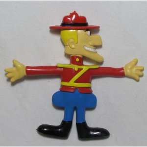  Dudley Do Right Rubber Posable 4.75in Figure Everything 