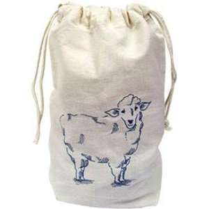   Cotton Gift Bag With Draw String Sheep Motif Arts, Crafts & Sewing