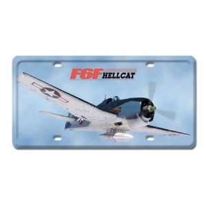  F6F Hellcat Aviation License Plate